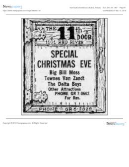 1967-12-24 the 11th Door-Austin-TX