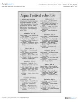 1990-08-10  Aqua Festival at the Auditorium Shores-Austin-TX