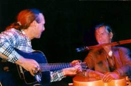 1996-11-24  with Hans Theessink at the Scene-Vienna-Austria
