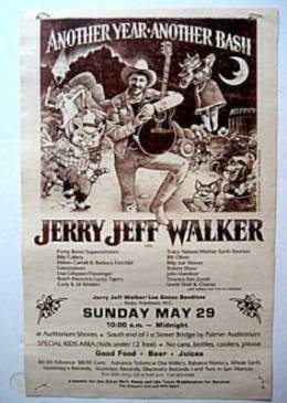 1983-05-29 -Jerry Jeff Walkers Birthday Bash at the Auditorium Shores-Austin-TX