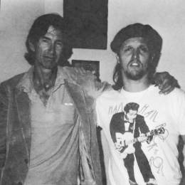 1990-xx-xx -xx-TVZ and Jimmie LaFave at the Fire Station Studios