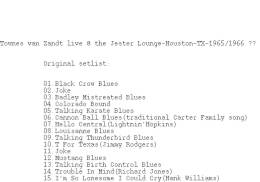 1966-xx-xx -the Jester Lounge-Houston-TX-1966