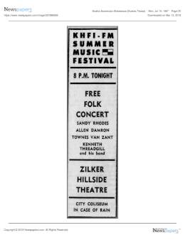 1967-07-10  Zilker Hillside Theatre-Austin-TX 3