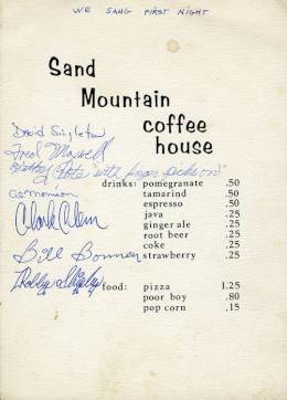 1967-xx-xx -Sand Mountain Coffeehouse