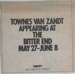 1970-xx-xx -Townes-van-Zandt-1970 May 27 June 08-the Bitter-End-Concert-Poster-Type-Ad