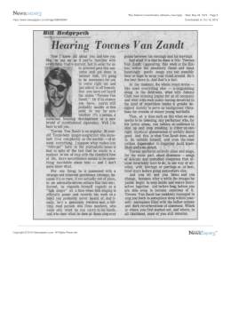 1972-05-xx -Bill Hedgepeth and the Bistro-Atlanta-GA