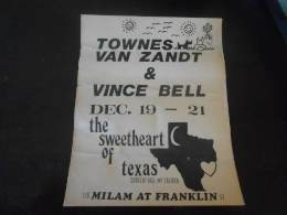 1974-12-19  20 21-Townes van Zandt and Vince Bell at the Sweetheart of Texas Hall-Houston-TX