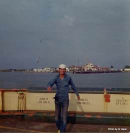 1975-xx-xx -at the Galveston Ferry