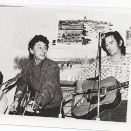 1976-xx-xx -TVZ and a young Joe Ely
