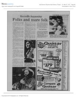 1977-05-28  Kerrville Folk Festival-Kerrville-TX