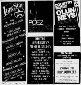 1977-09-20  and 21-the LoneStar Cafe-New York