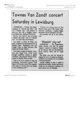 1981-11-28  Vaughan Literature Auditorium at the Bucknell University-Lewisburg-PA