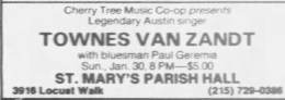 1983-01-30  Cherry Tree Music Co-op presents TvZ at St.Marys Parish Hall-Philadelphia-PA