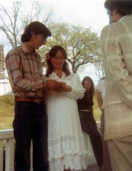 1983-03-14 -Townes and Jeanene weddingday