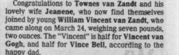 1983-03-24  William Vincent is born