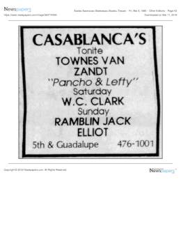 1985-03-08  Casablancas-Austin-TX