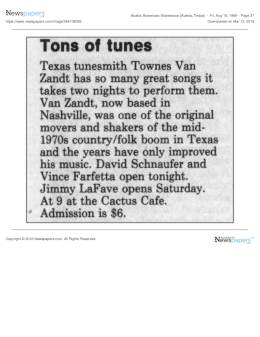 1989-08-18  Cactus Cafe