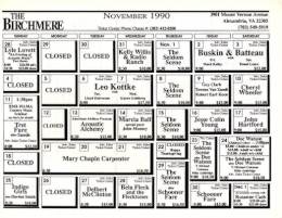 1990-11-09 -the Birchmere-Alexandria-VA-with Guy Clark and Robert Earl Keen