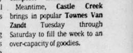 1974-09-24  until 28 Castle Creek-Austin-TX
