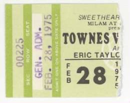 1975-02-28  Sweetheart Of Texas Concert all and Saloon with Eric Taylor