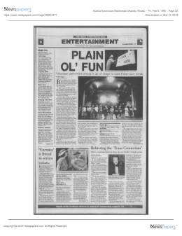 1990-02-28 Tapings for Texas Connection at KLRU-TV studios-Austin-TX