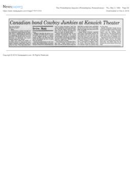 1990-05-02 Keswick Theater-Glenside-PA