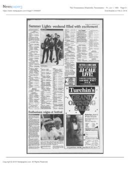 1990-06-02 the 5th Avenue Stage at the Summer Lights Festival-Nashville-TN