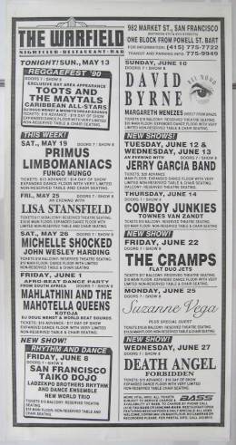 1990-06-14 the Warfield-San Francisco-CA
