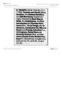 1990-07-15 Tramps-New York-NY