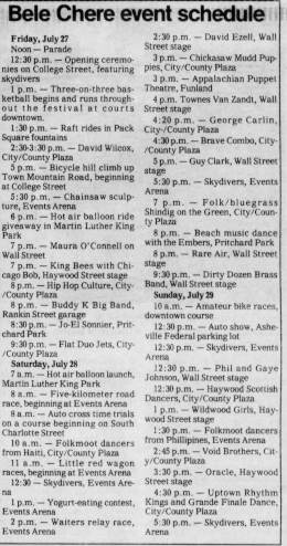 1990-07-28 Bele Chere Downtown Street Fest