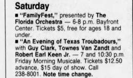 1990-09-08 An Evening Of Texas Troubadours at the Friday Mornig Musical