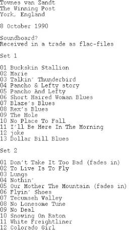 1990-10-08 the Winning Post-York-UK