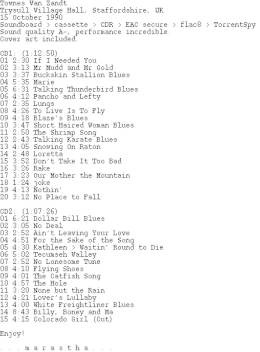 1990-10-15 Trysull Village Hall-Trysull-UK