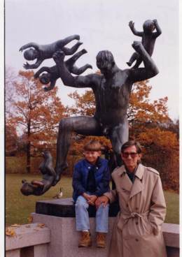 1991-10-24 with Will in Norway