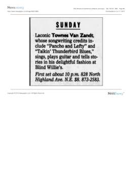 1992-02-23 Blind Willies Atlanta-GA