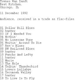1992-12-11 the Beat Kitchen-Chicago-IL
