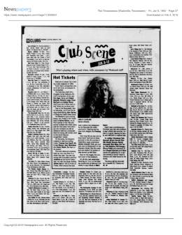 1993-01-09 the Bluebird Cafe-Nashville-TN
