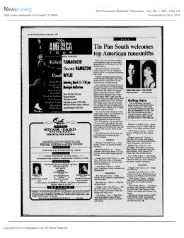 1993-03-09 Diamond n the Ruff-Nashville-TN