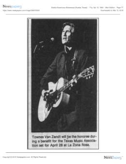 1993-04-26 La Zona Rosa Austin-TX