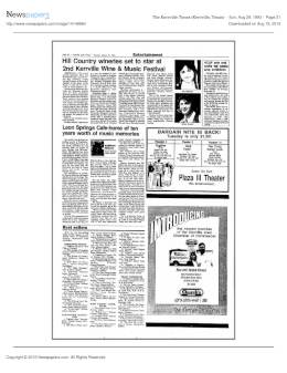 1993-09-19 Texas Heritage Music Festival