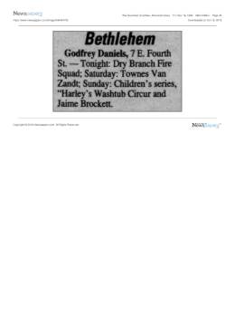 1993-10-20 Godfrey Daniels-Bethlehem-PA