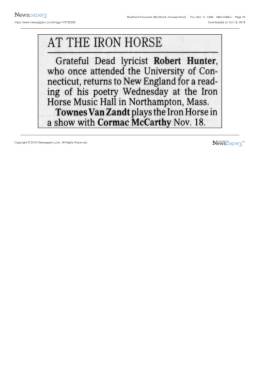 1993-11-18 the Iron Horse Music Hall-Northampton-CT