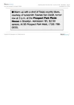 1993-11-20 Prospect Park Picnic House-Brooklyn-NY