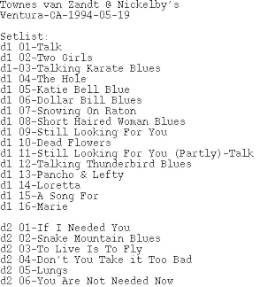 1994-05-19 Nicholbys Night Club-Ventura-CA