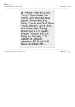 1994-05-20 Freight and Salvage-Berkeley-CA