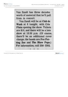 1994-08-25 Club de Wash Madison-WI