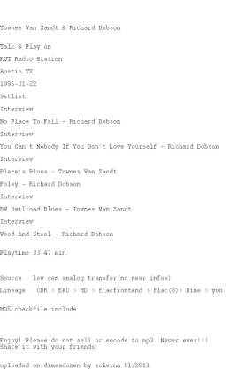 1995-01-22 Kut Radio Studios