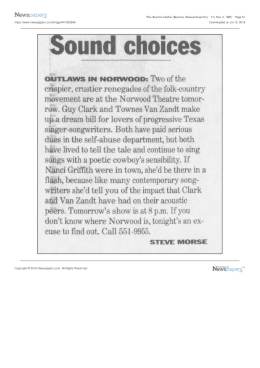 1995-11-04 Norwood Theatre-Norwood