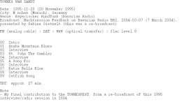1995-11-20 Bavarian Radio session
