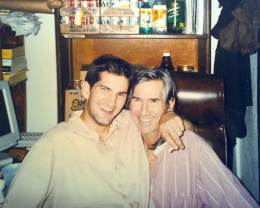 1996-05-03 unsure Townes with J.T at the Cactus Cafe-Austin-TX